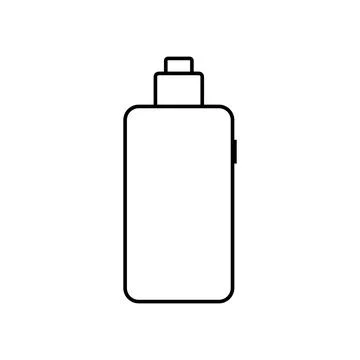 E-cigarette icon vector Stock Illustration