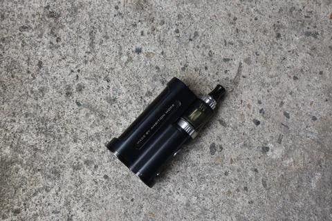 E cigarette  Mod, Pod System, vapor of electronic cigarette 스톡 사진