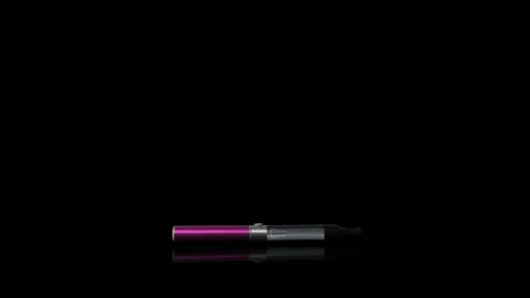 E-Cigarette turns on itself animation Stock Footage 243727899