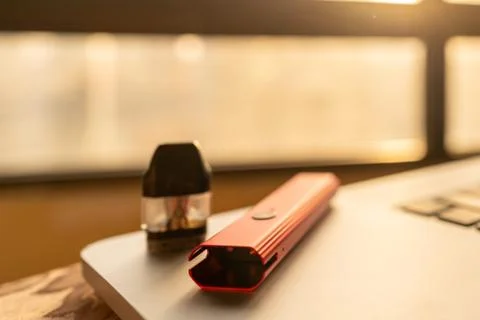 E-cigarettes | Vape | pod system vapor | E-liquid | alternative to smoking Stock Photos