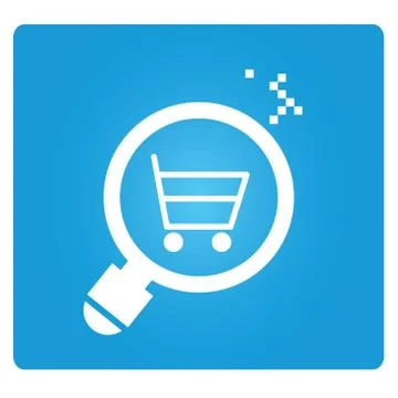 E commerce analysis Illustrazione stock