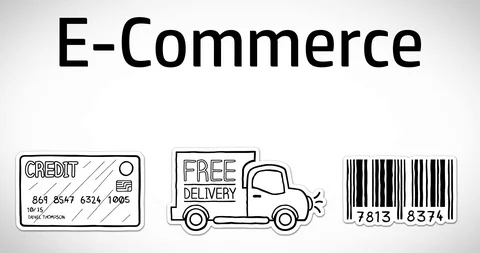 E-Commerce Animation Stock Footage 107126602