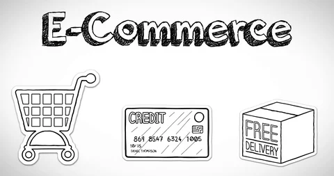 E-Commerce Animation Stock Footage 107126604