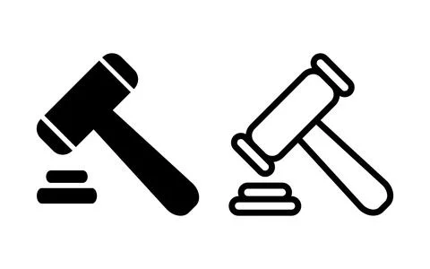 E-commerce Auction Icon vector illustration Illustrazione stock