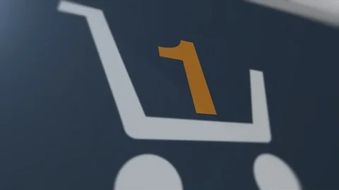 E-Commerce Basket 스톡 동영상 95010460