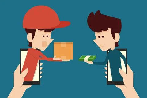 E-commerce concept Stock Illustration