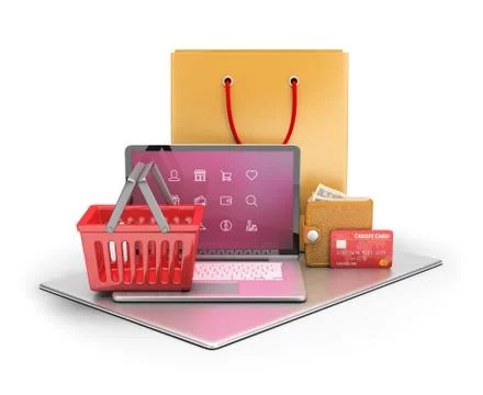 E-commerce concept Stock Illustration