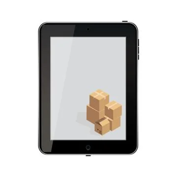 E-commerce concept. Pay online and on-line shoppingt. Can be used for Stock Illustration