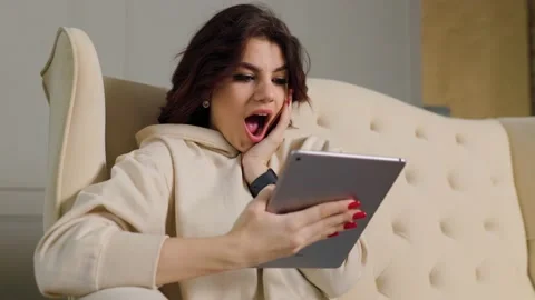 E-Commerce Evolution A Fine-Looking Teenager's Stock Footage 234690894