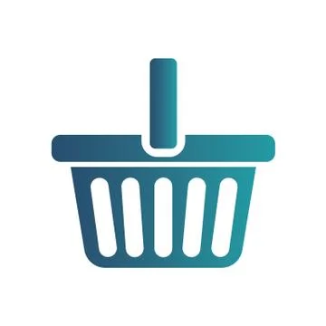 E-commerce flat design concept. Cart icon. Using web for online purchasing Stock Illustration