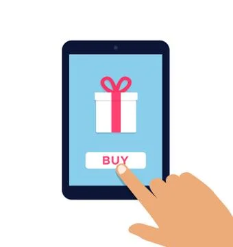 E commerce flat vector illustration Stock Illustration