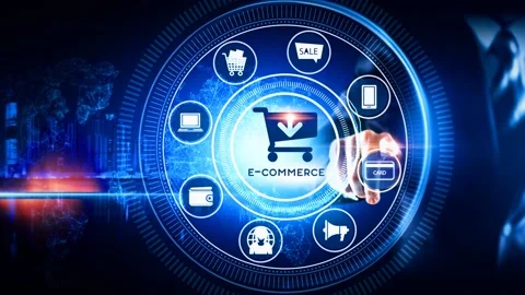 E-commerce Icon Concept Stock-Footage 153225030
