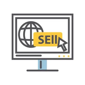 E-commerce icon Stock Illustration