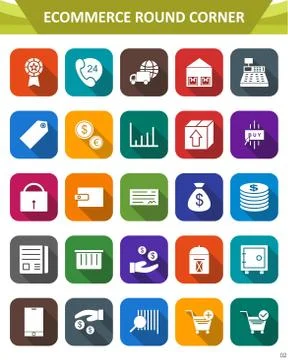 E-Commerce Icon Ilustración de archivo