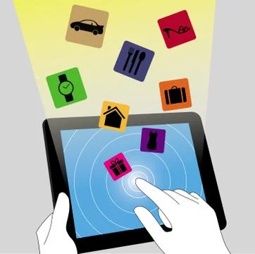 E commerce 库存插图