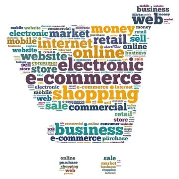 E-commerce. Stock Illustration