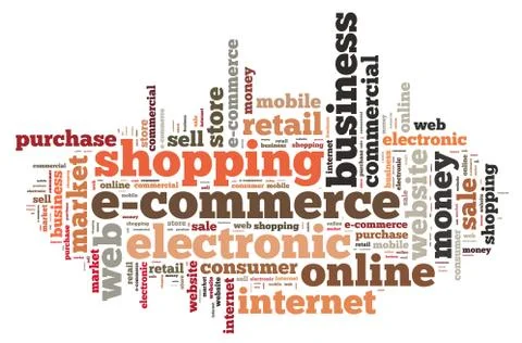 E-commerce. Stock Illustration