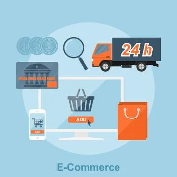 E-commerce Stock Illustration