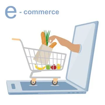 E-commerce Illustrazione stock