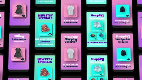 E-Commerce Instagram Stories Stock After Effects