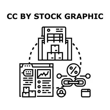 E commerce logistics management and inventory control concept Stock Illustration