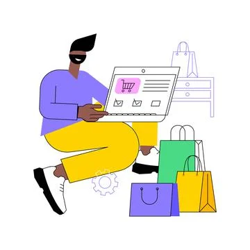 E-Commerce order processing isolated cartoon vector illustrations. Stock Illustration