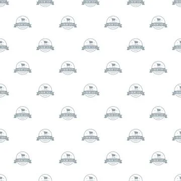 E commerce pattern seamless Stock Illustration