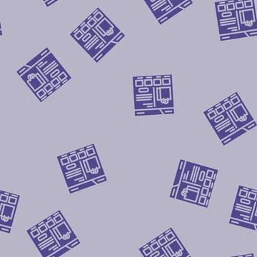 E commerce platform glyph vector seamless pattern Stock Illustration