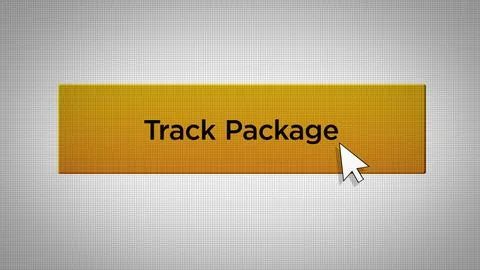 E-Commerce Series - Mouse Pushes Track Package Button 10 库存插图