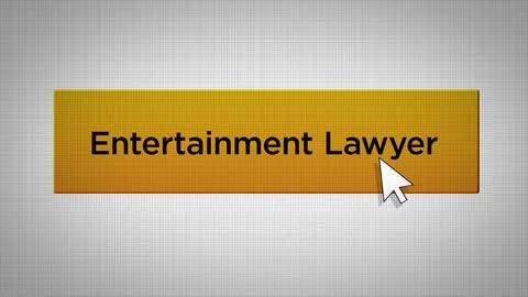 E-Commerce Series - Mouse Pushes Entertainment Lawyer Button 10 Stock Illustration