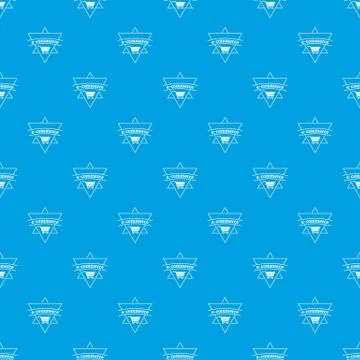 E commerce shop pattern seamless blue Stock Illustration