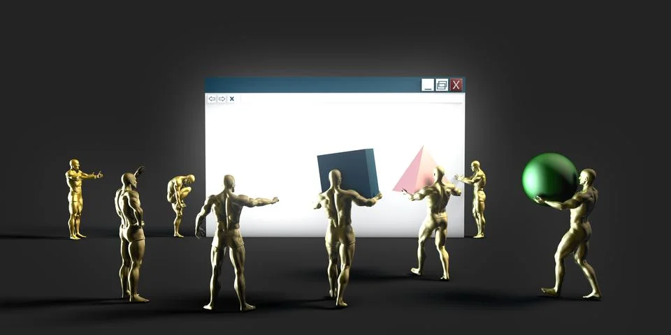 E-Commerce Solutions 스톡 일러스트