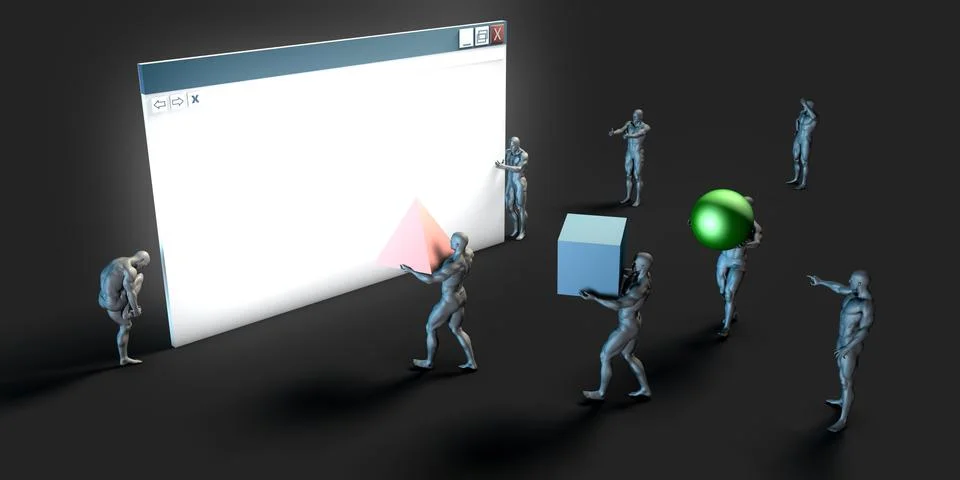 E-Commerce Solutions Stock Illustration