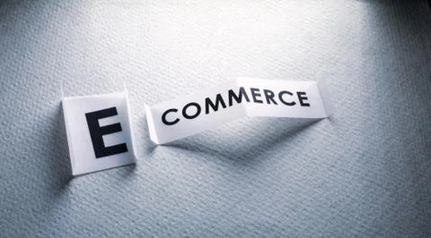 E-commerce tag label Stock Photos
