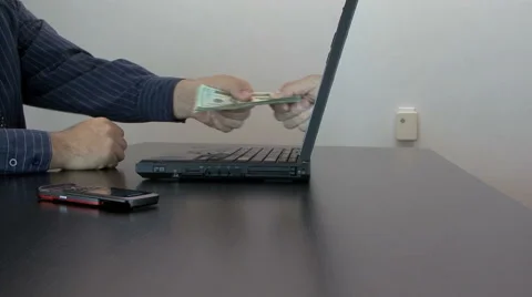 E-commerce Transaction Concept HD Video stock 40713597