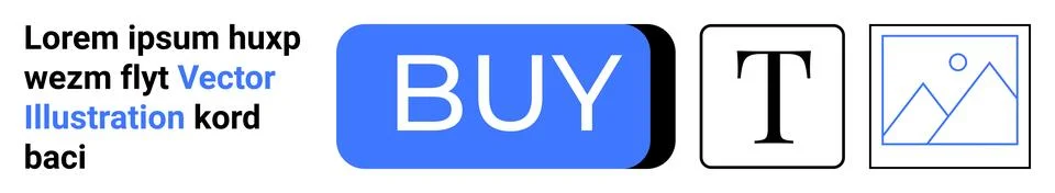 E-commerce, UI design, digital interfaces, web development, prototyping, and  Stock Illustration