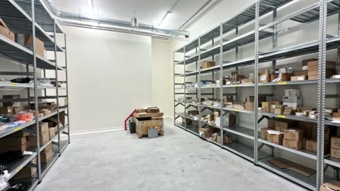 E commerce warehouse parcels 動画素材 331063877