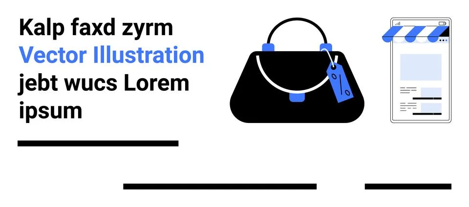 E-commerce Website Optimization Utilizing Vector Graphics for User Engagement イラスト素材