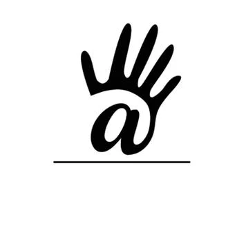 E - Hand-written alphabet isolated over the white background Illustrazione stock