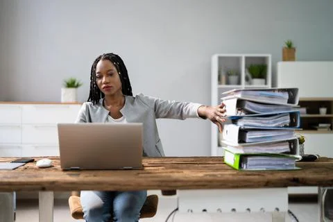 E Invoice Document, Electronic Paper Stock Photos