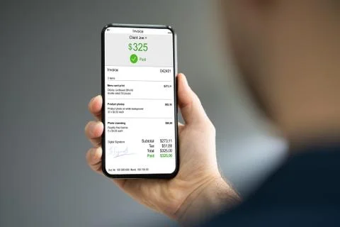 E Invoice Online Software Stock Photos