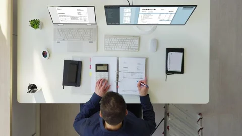 E Invoice Tax Software Stock Footage 221561509