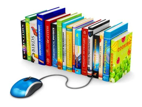 E-learning and online education concept Stock Illustration