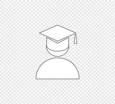 E-learning concept. distance learning icon on transparent background Stock Illustration