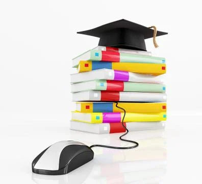 E-learning concept Stock Illustration