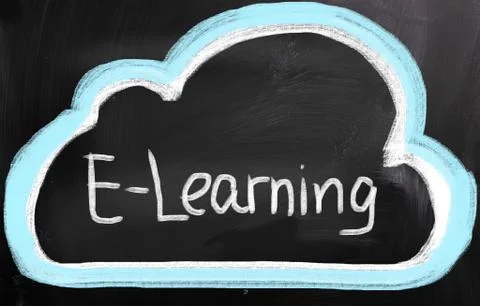 E-learning concept Stock Illustration