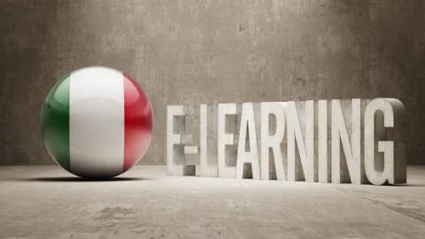 E-Learning  Concept Stock Illustration