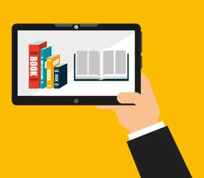 E-learning concept Stock Illustration