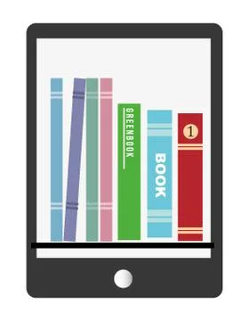 E-learning concept Illustrazione stock