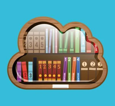 E-learning concept 스톡 일러스트